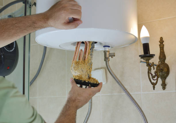 Corroded water heater element